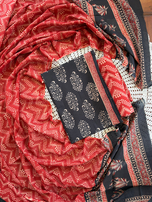 Elegant Printed Cotton Salwar Set - Daily Wear [GUE29]