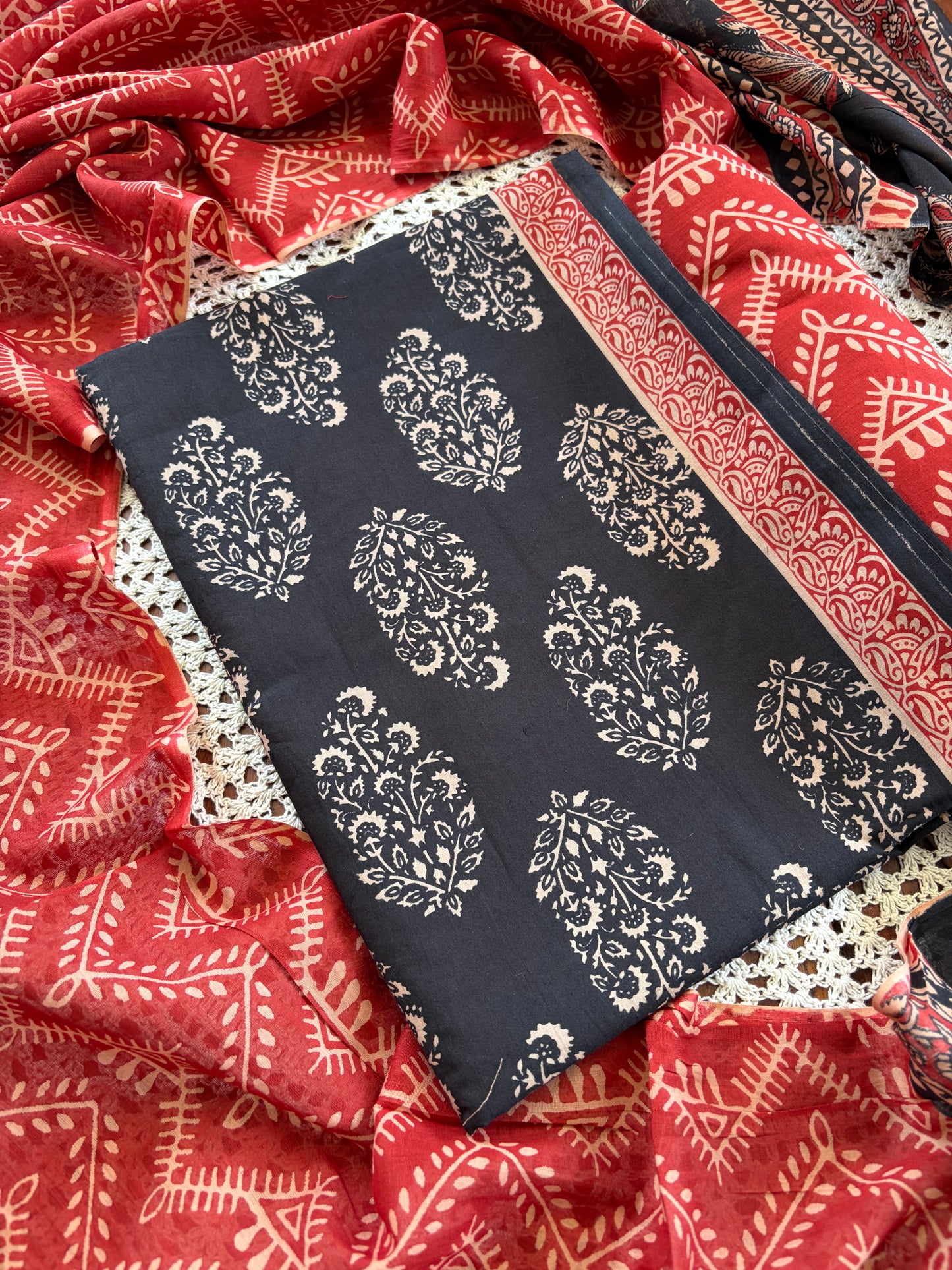 Elegant Printed Cotton Salwar Set - Daily Wear [GUE29]