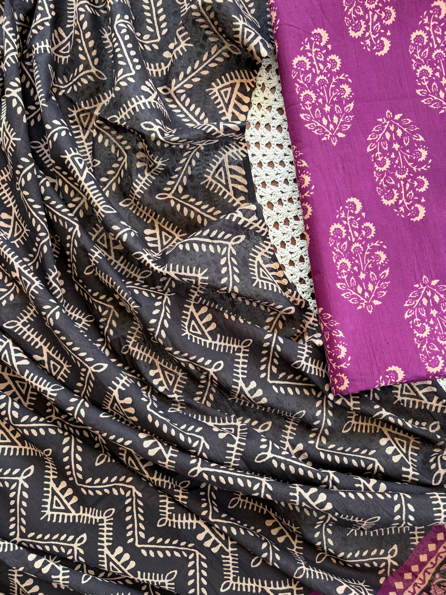 Elegant Printed Cotton Salwar Set - Daily Wear [GUE27]
