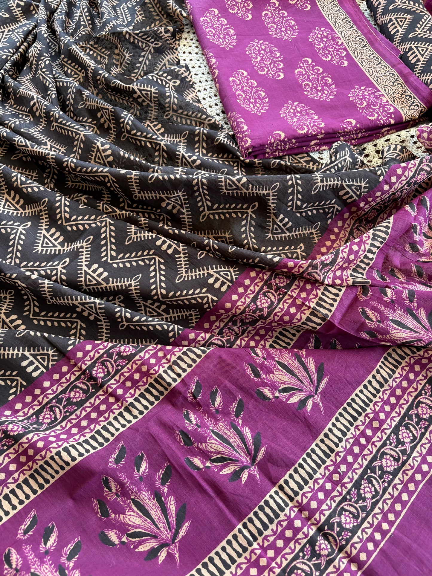 Elegant Printed Cotton Salwar Set - Daily Wear [GUE27]
