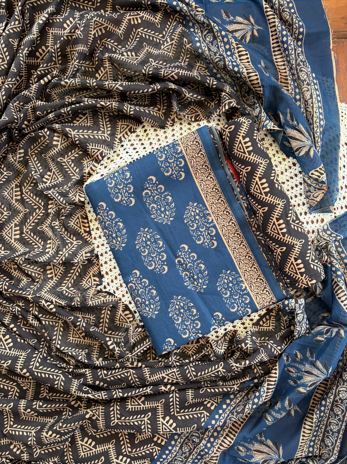 Elegant Printed Cotton Salwar Set - Daily Wear [GUE28]