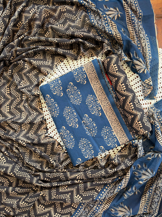 Elegant Printed Cotton Salwar Set - Daily Wear [GUE28]