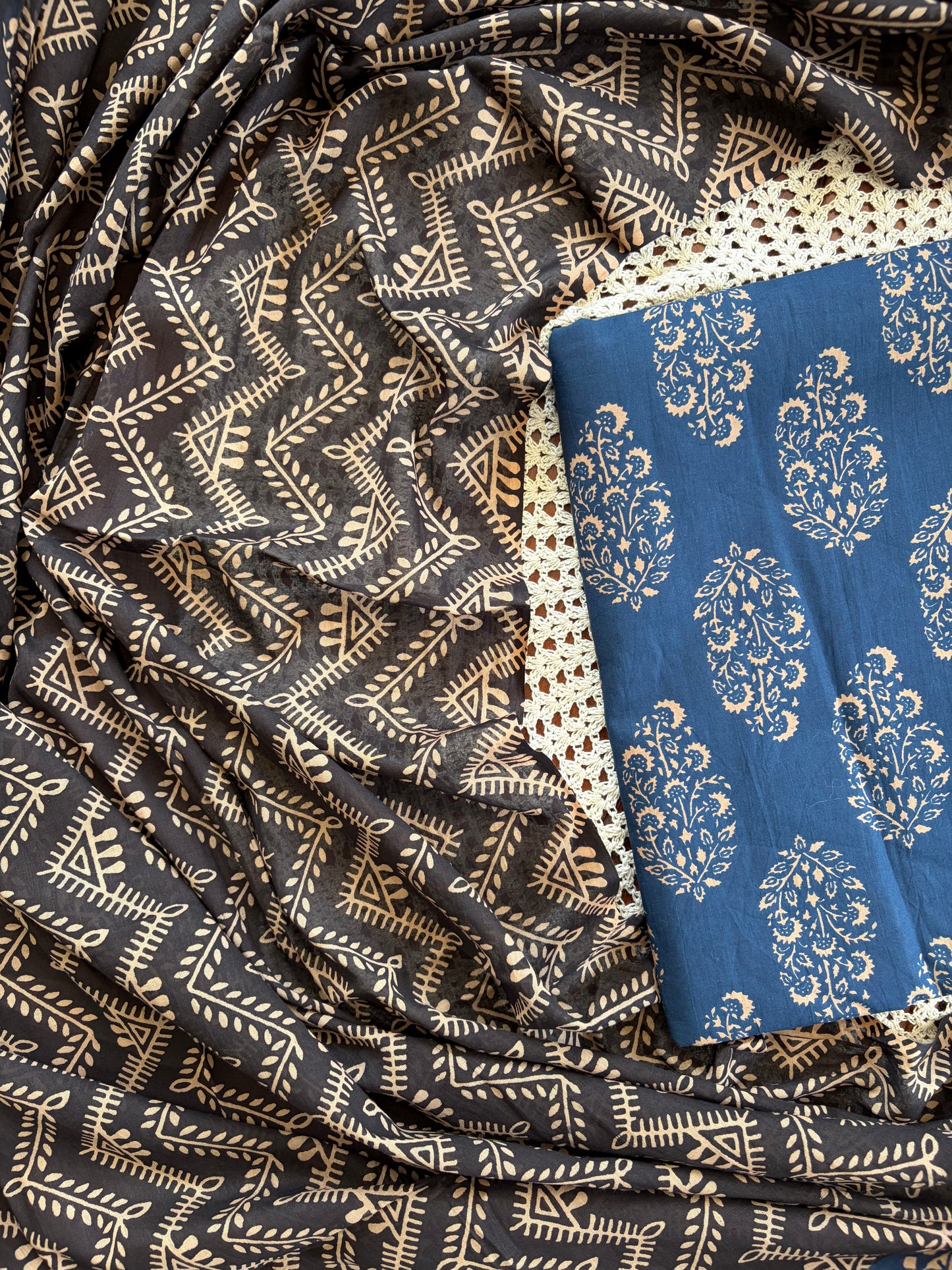 Elegant Printed Cotton Salwar Set - Daily Wear [GUE28]