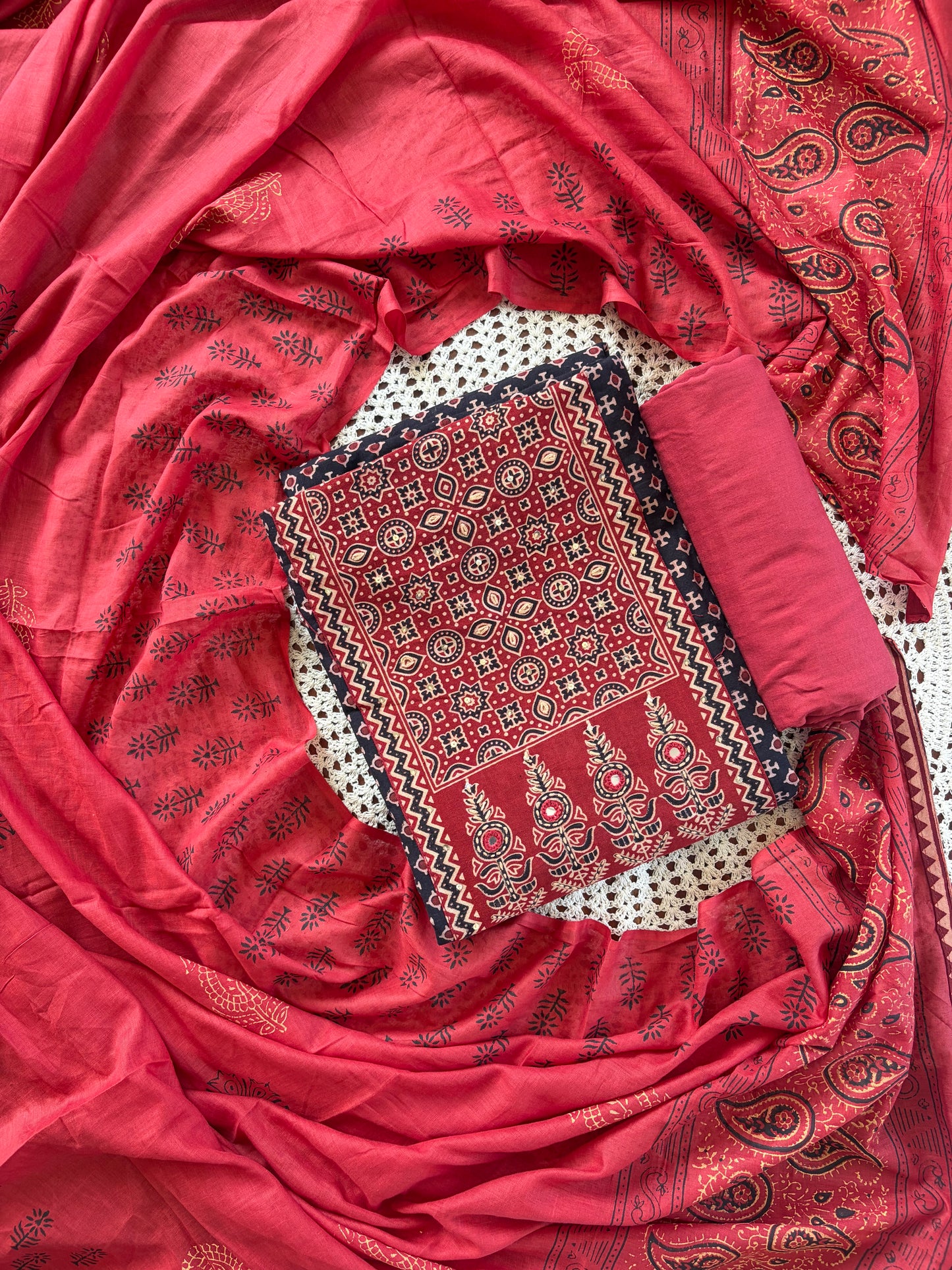 Elegant Printed Cotton Salwar Set - Daily Wear[GUD244]