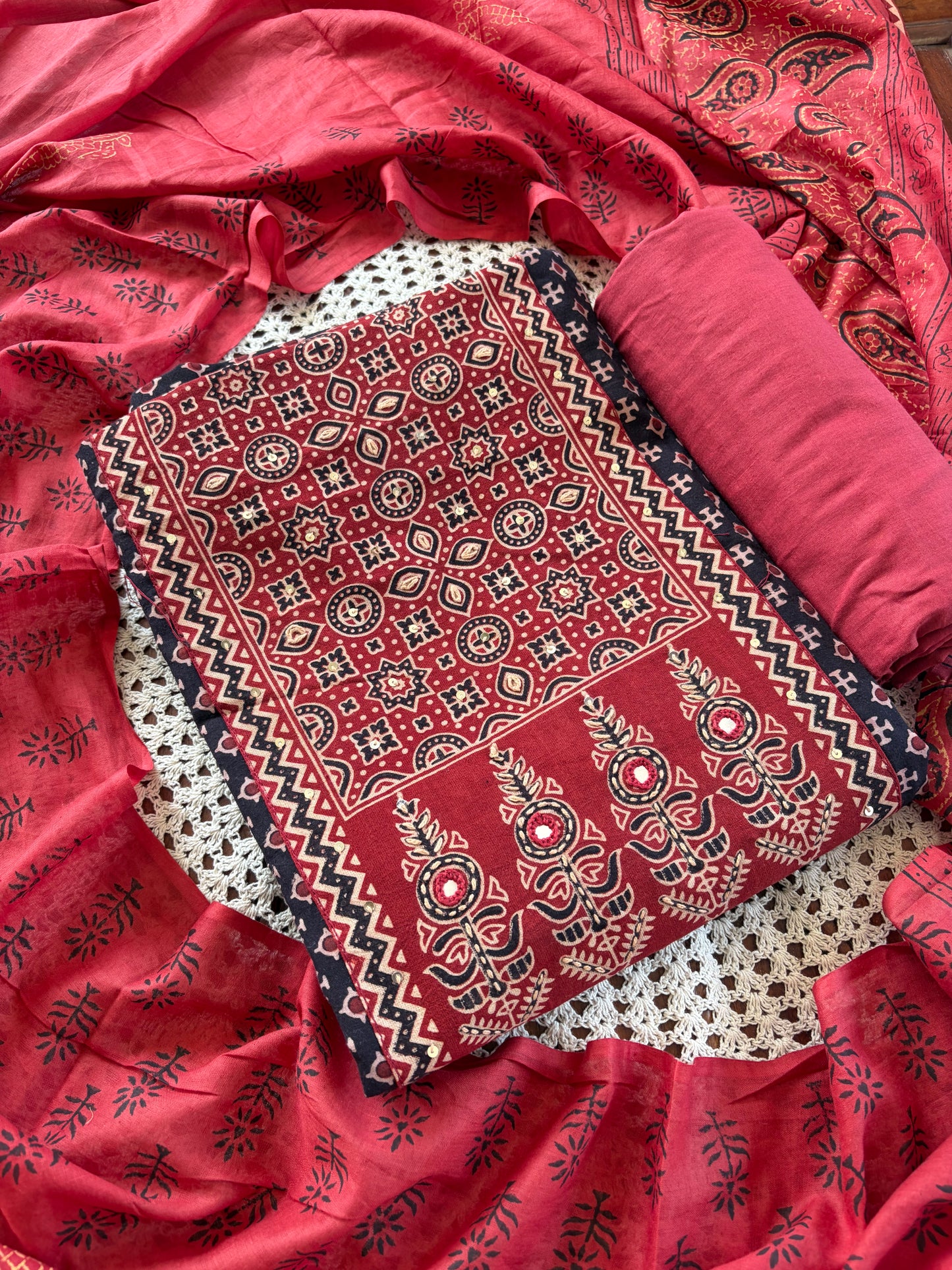Elegant Printed Cotton Salwar Set - Daily Wear[GUD244]