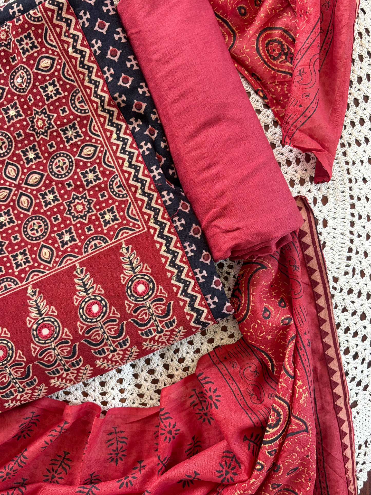 Elegant Printed Cotton Salwar Set - Daily Wear[GUD244]