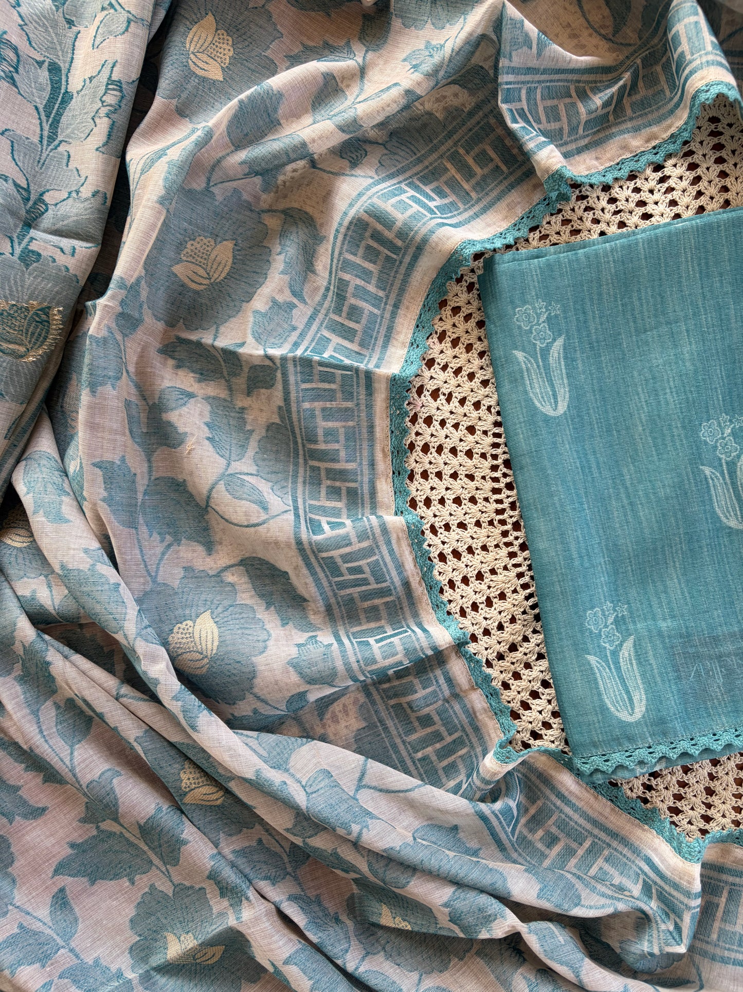 Elegant Printed Cotton Salwar Set - Daily Wear[GUE46]