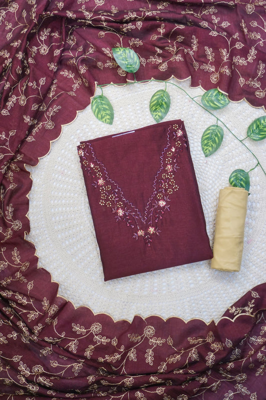 UNSTITCHED SALWAR SET AM132