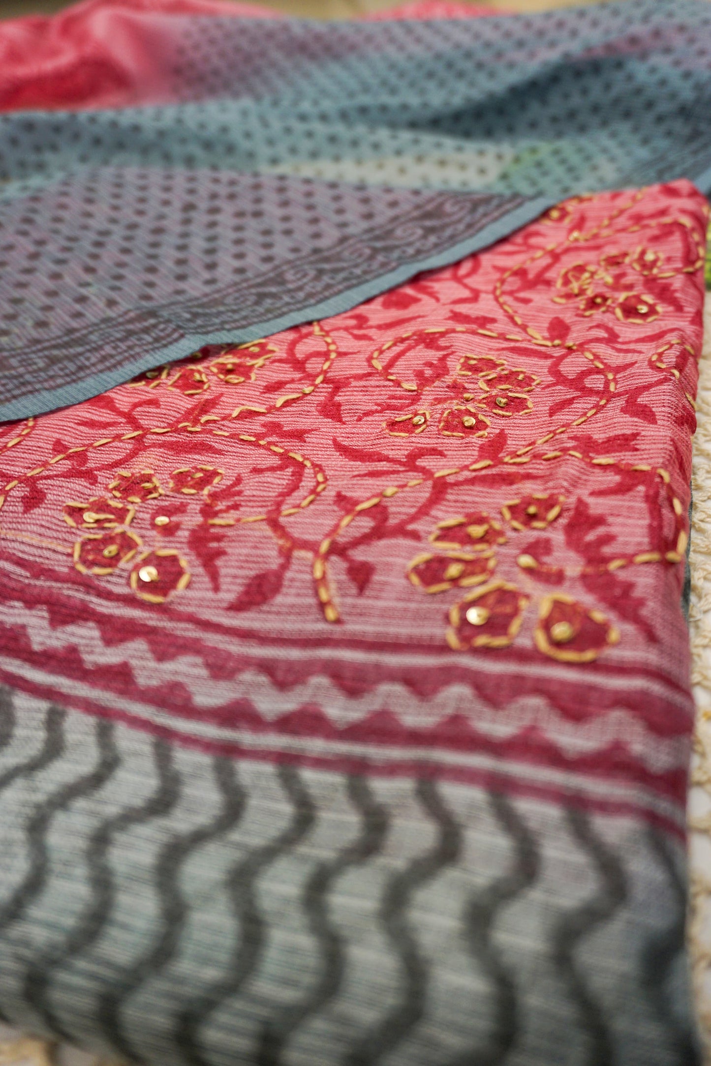 UNSTITCHED SALWAR SET AM123