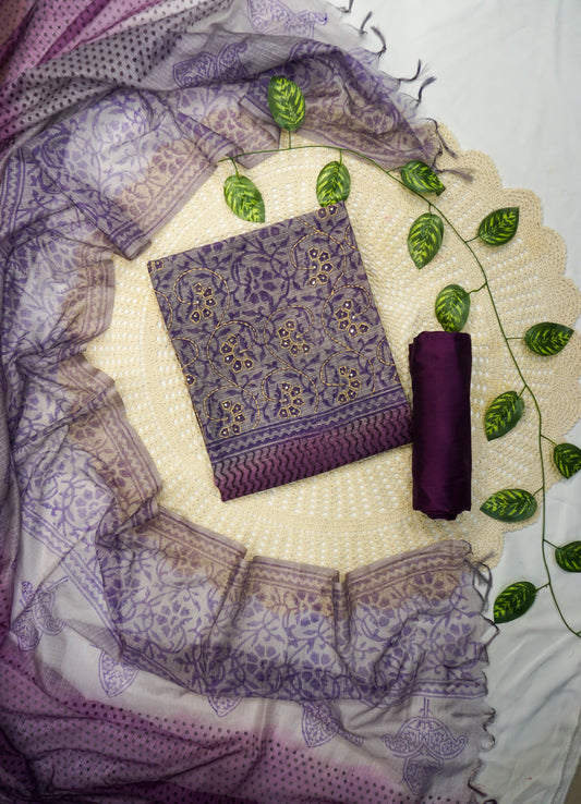 UNSTITCHED SALWAR SET AM121