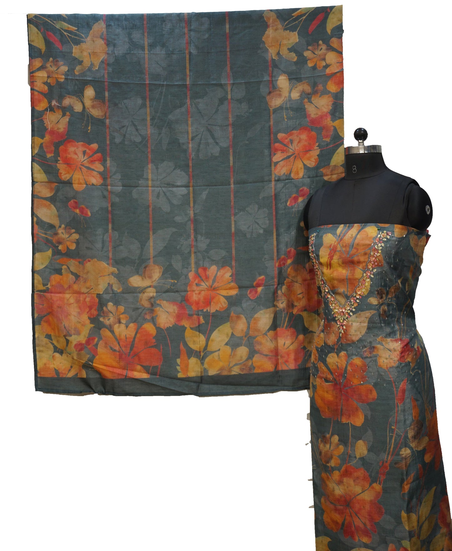 UNSTITCHED SALWAR SET AM138