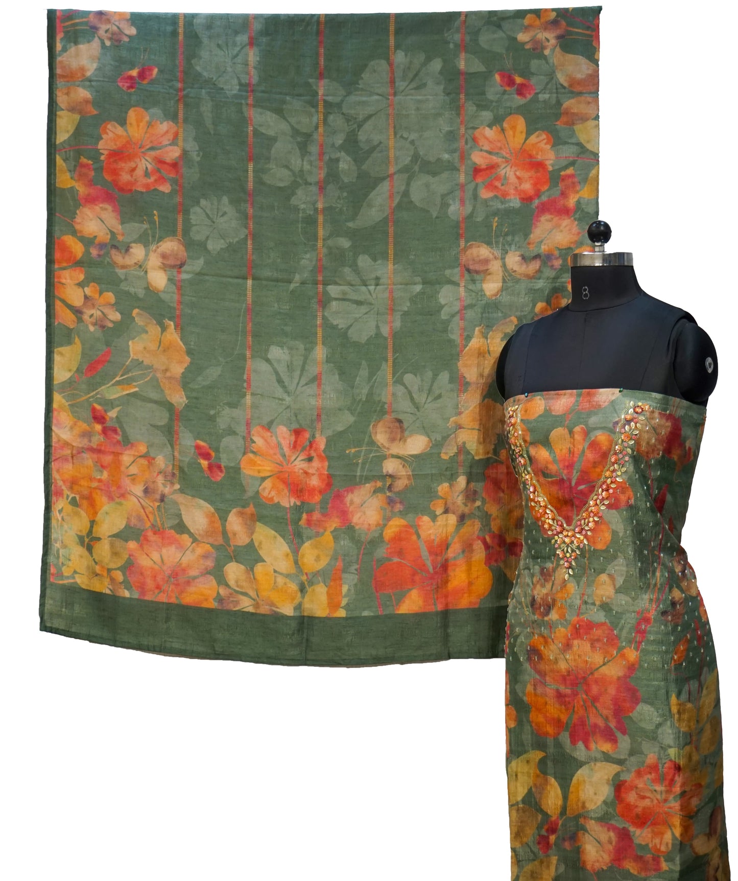 UNSTITCHED SALWAR SET AM139