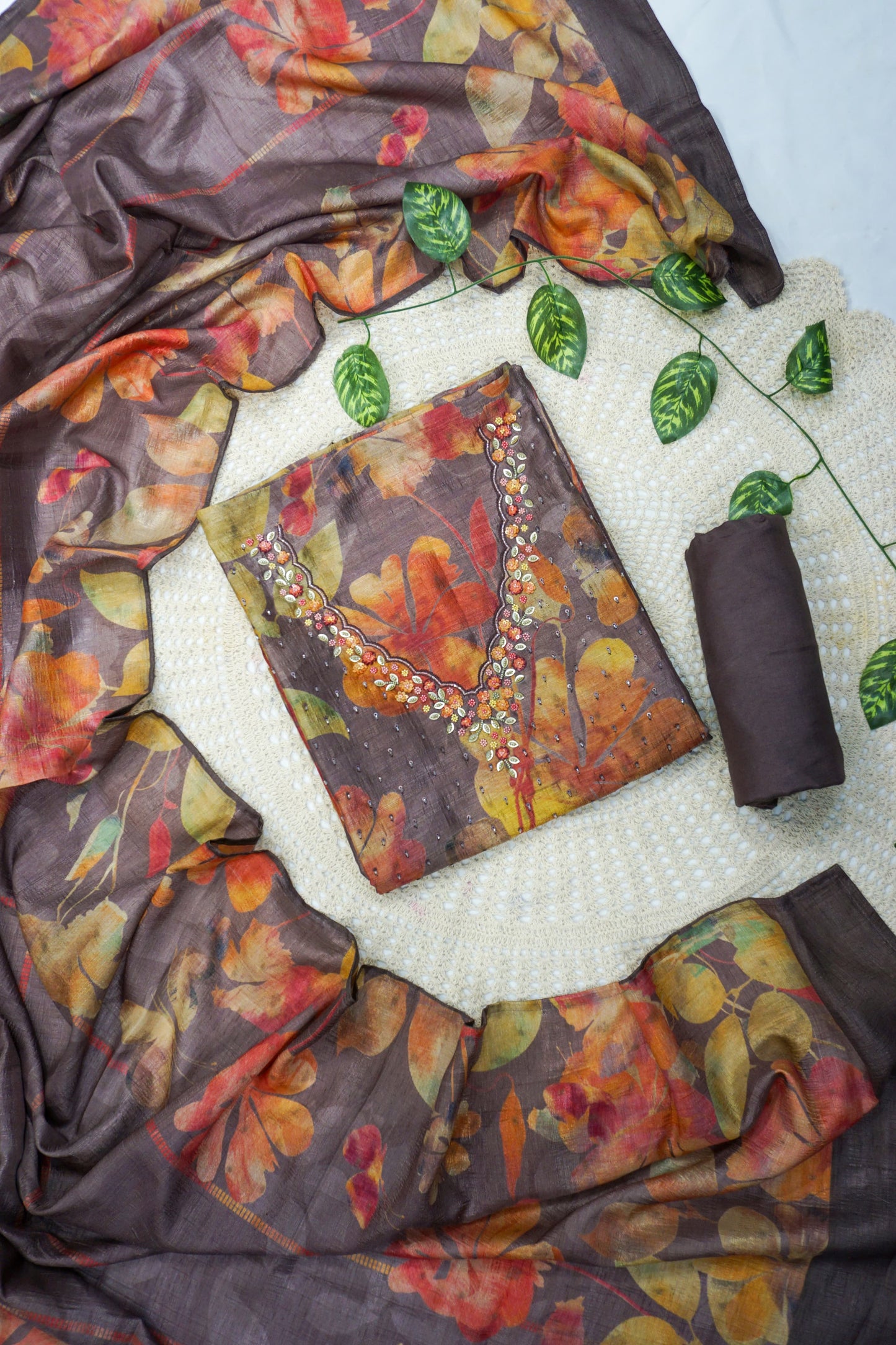 UNSTITCHED SALWAR SET AM137