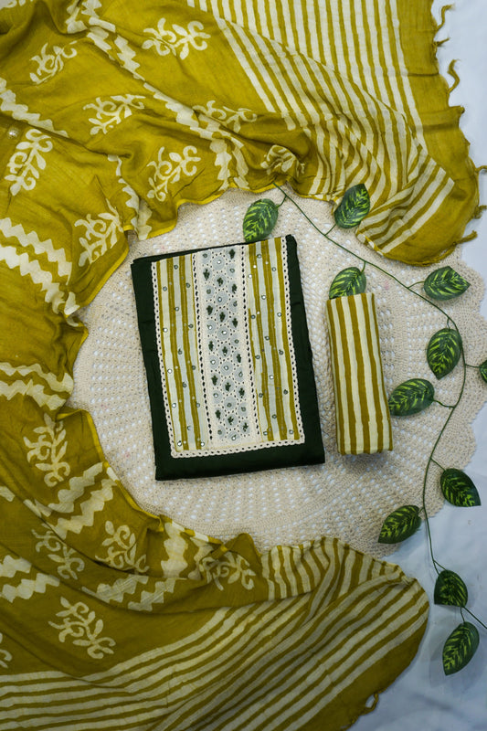 UNSTITCHED SALWAR SET AM102