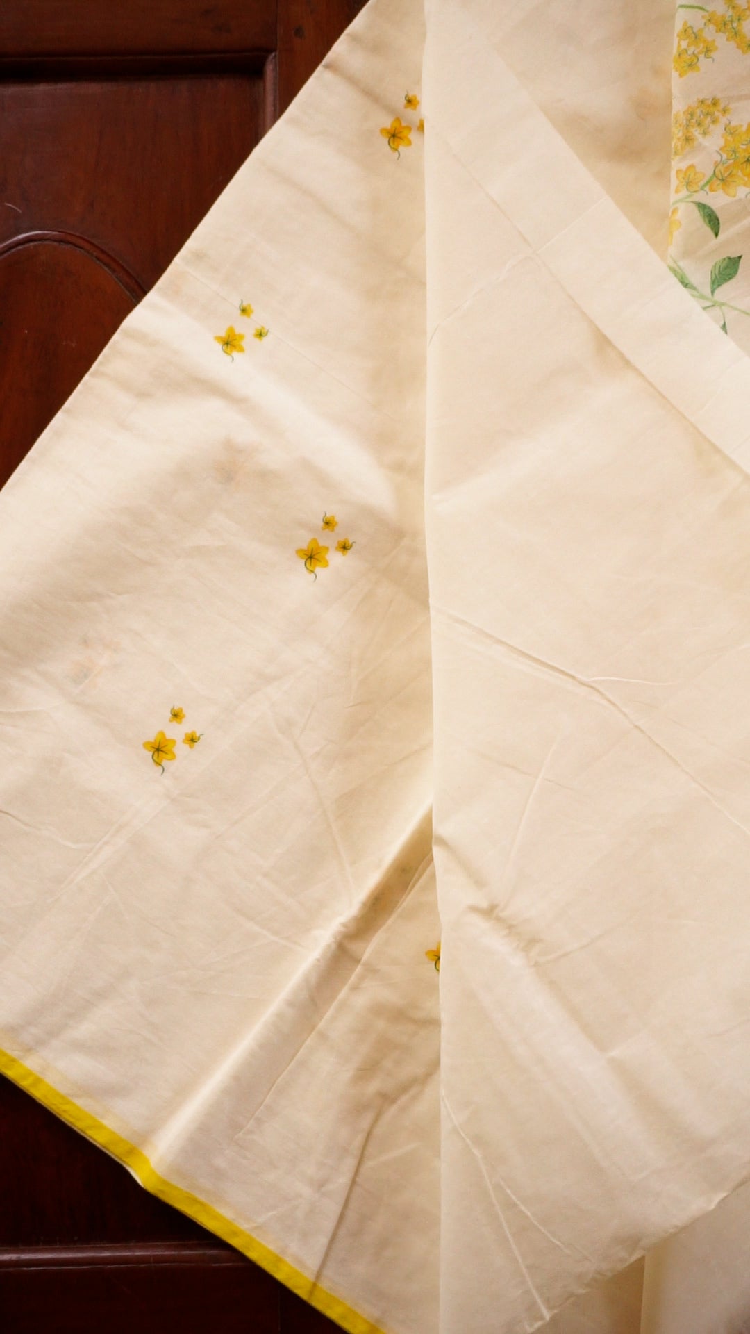 🌼 Vishu Special Konna Bloom Saree [FP01]