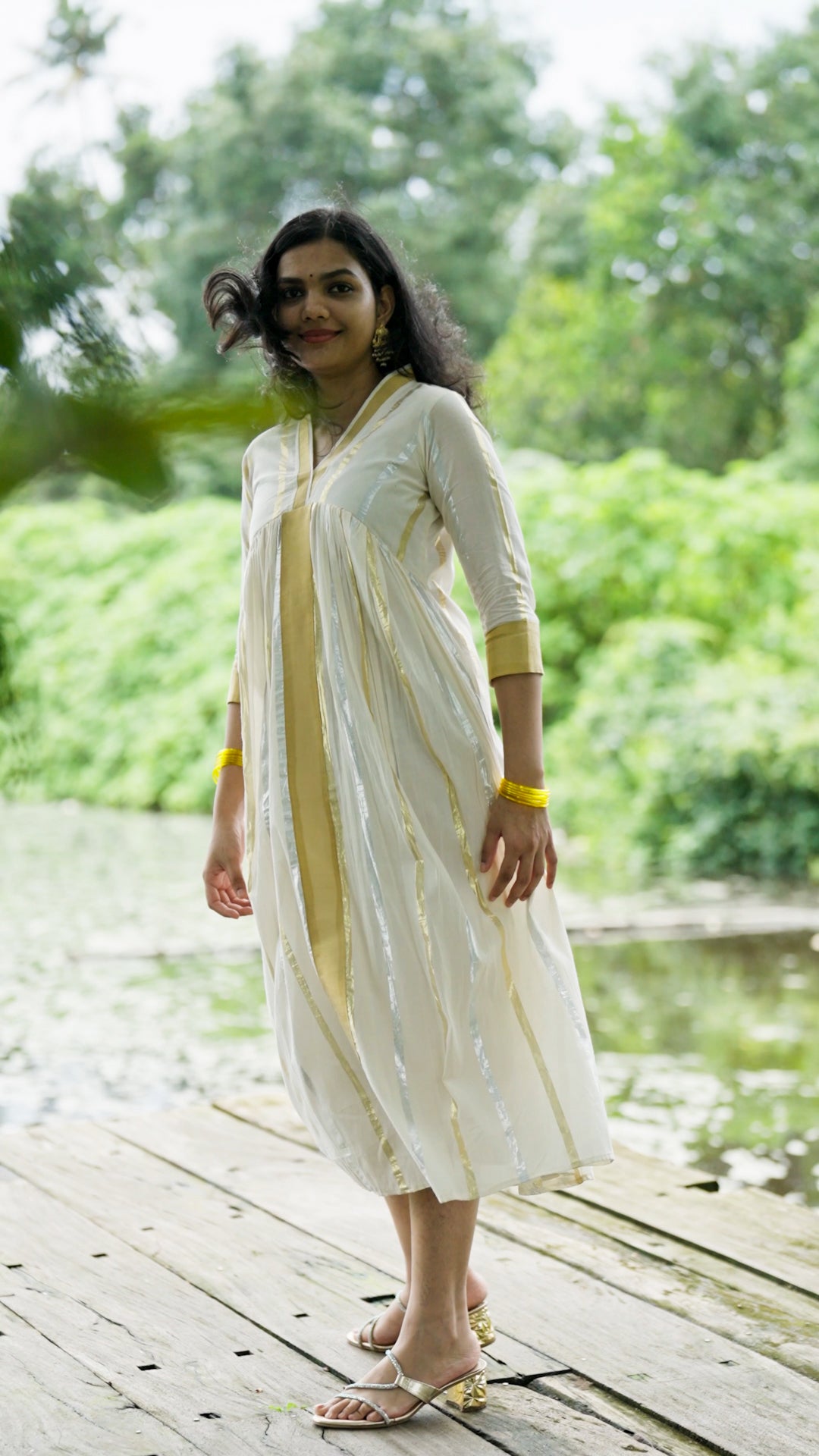Elegant Premium Cotton A-Line Kurti [KR4]