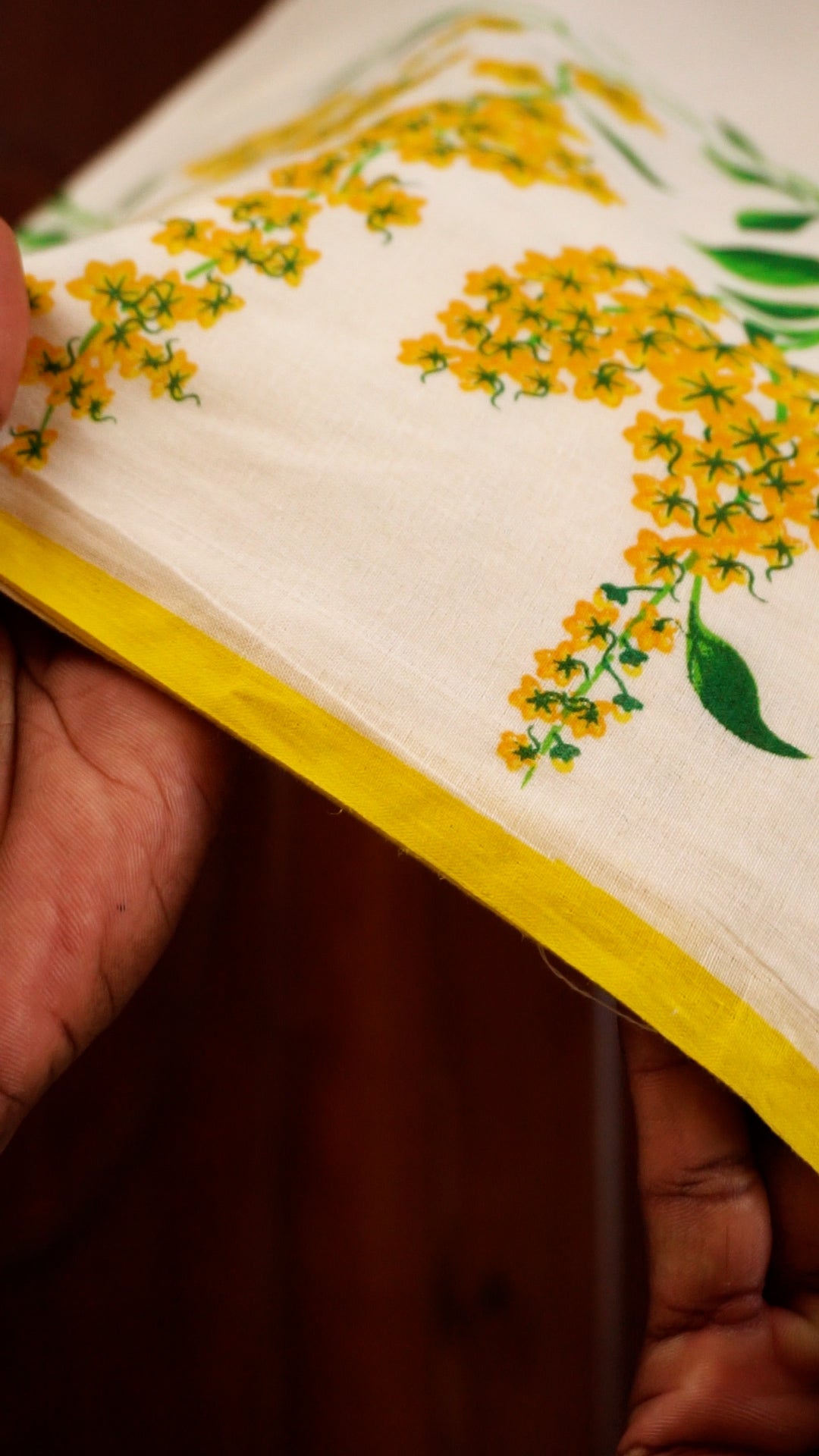 🌼 Vishu Special Konna Bloom Saree [FP01]