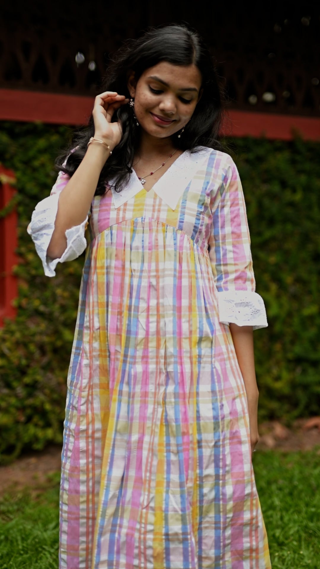 Pastel Multicolour Cotton A-Line Kurthi – Soft & Summer Fresh [BO13]