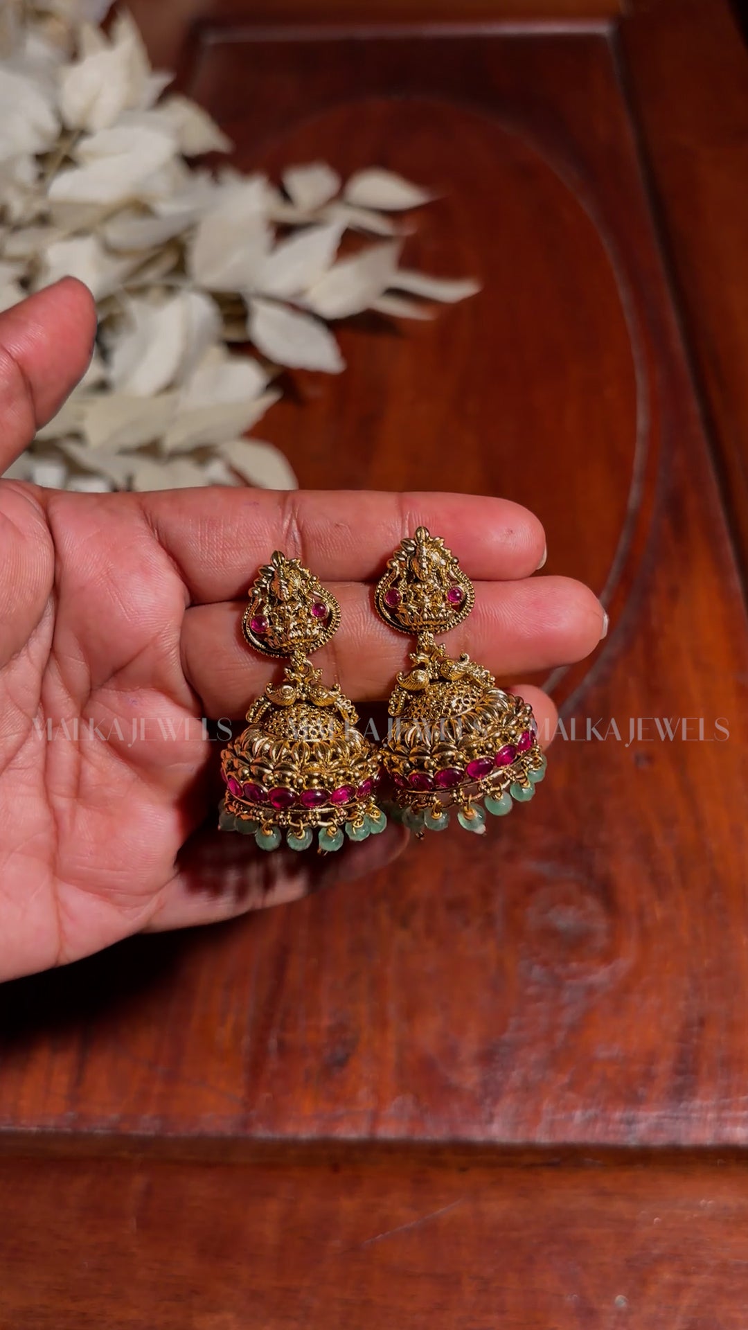 Royal Antique Jhumka – Festive Elegance Redefined [MK10]