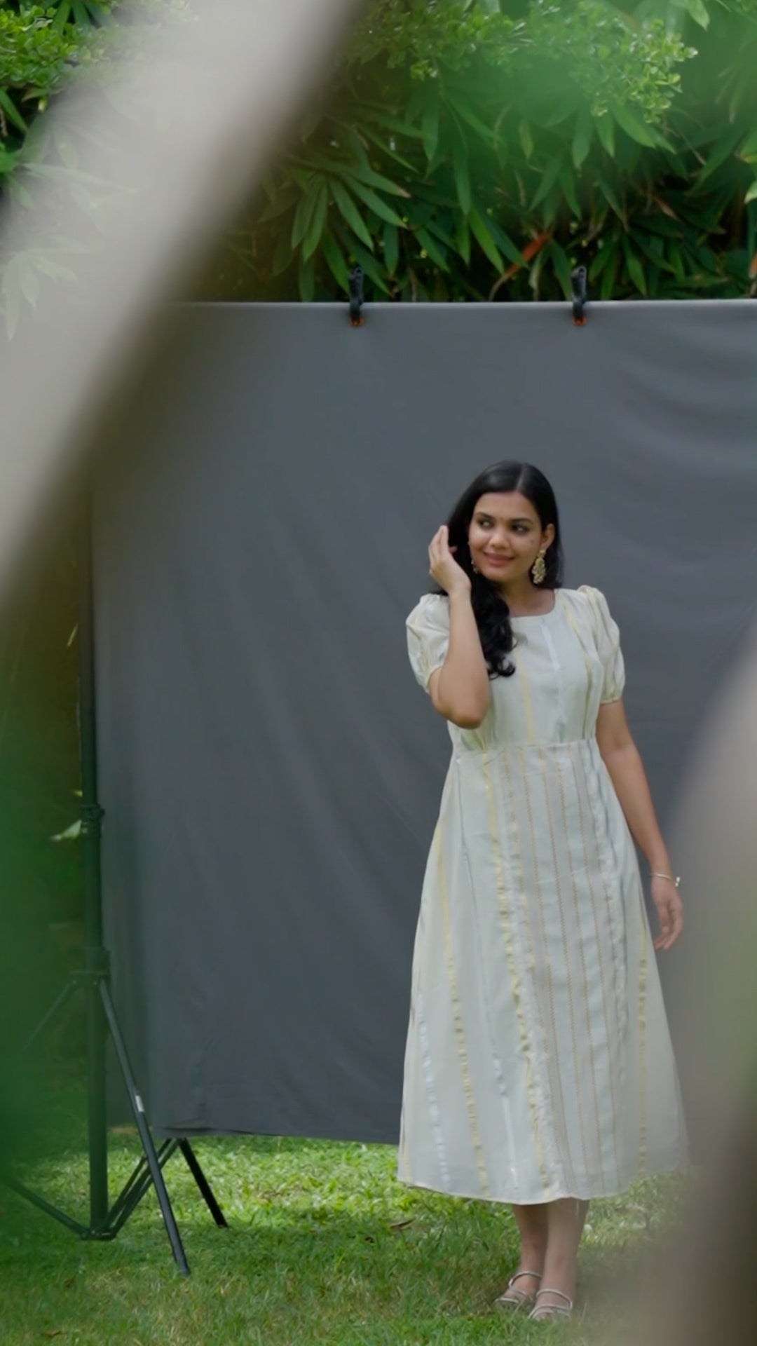 Elegant Ivory Cotton Kurthi – Timeless Festive Charm [RK09]