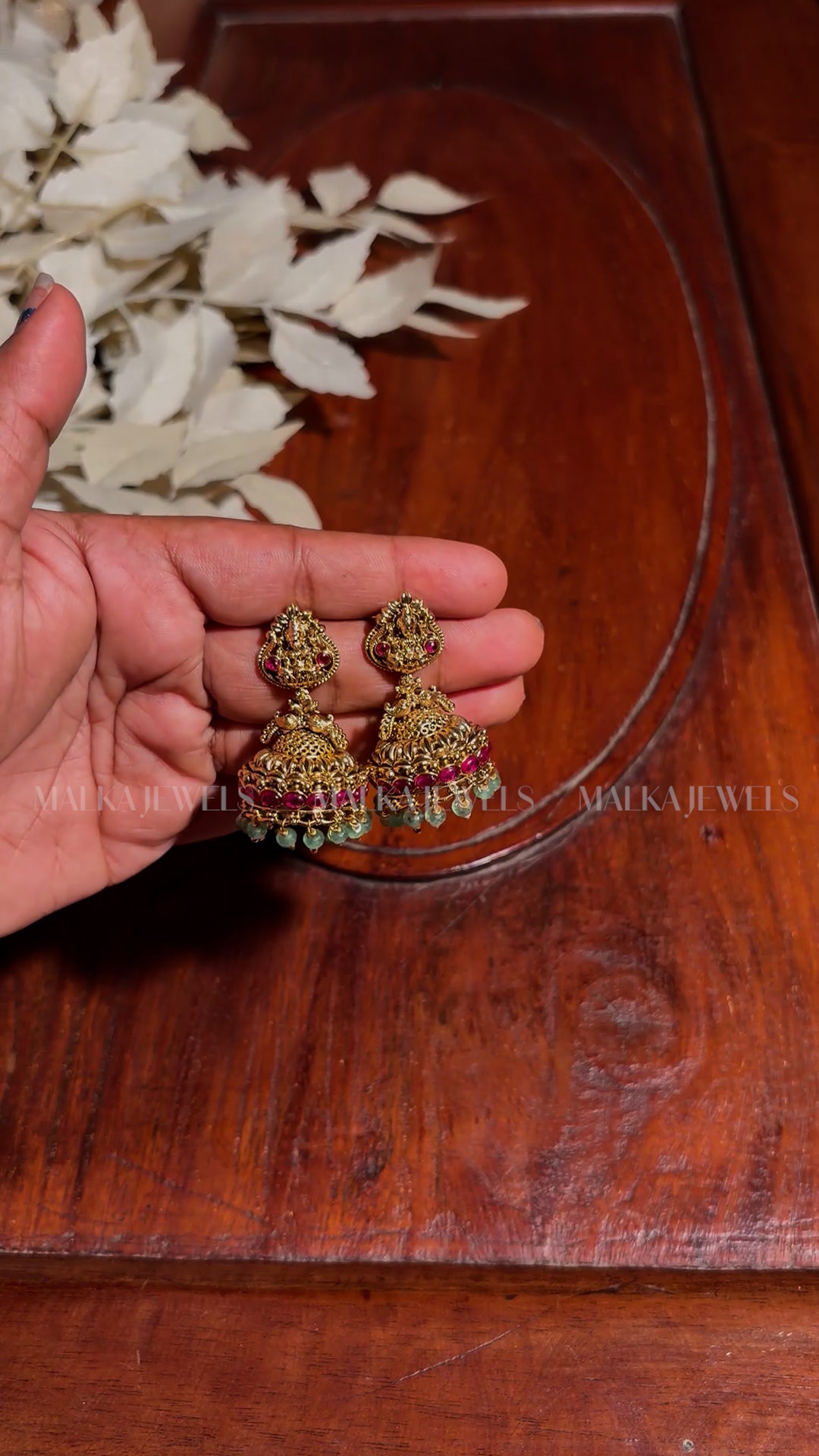Royal Antique Jhumka – Festive Elegance Redefined [MK10]