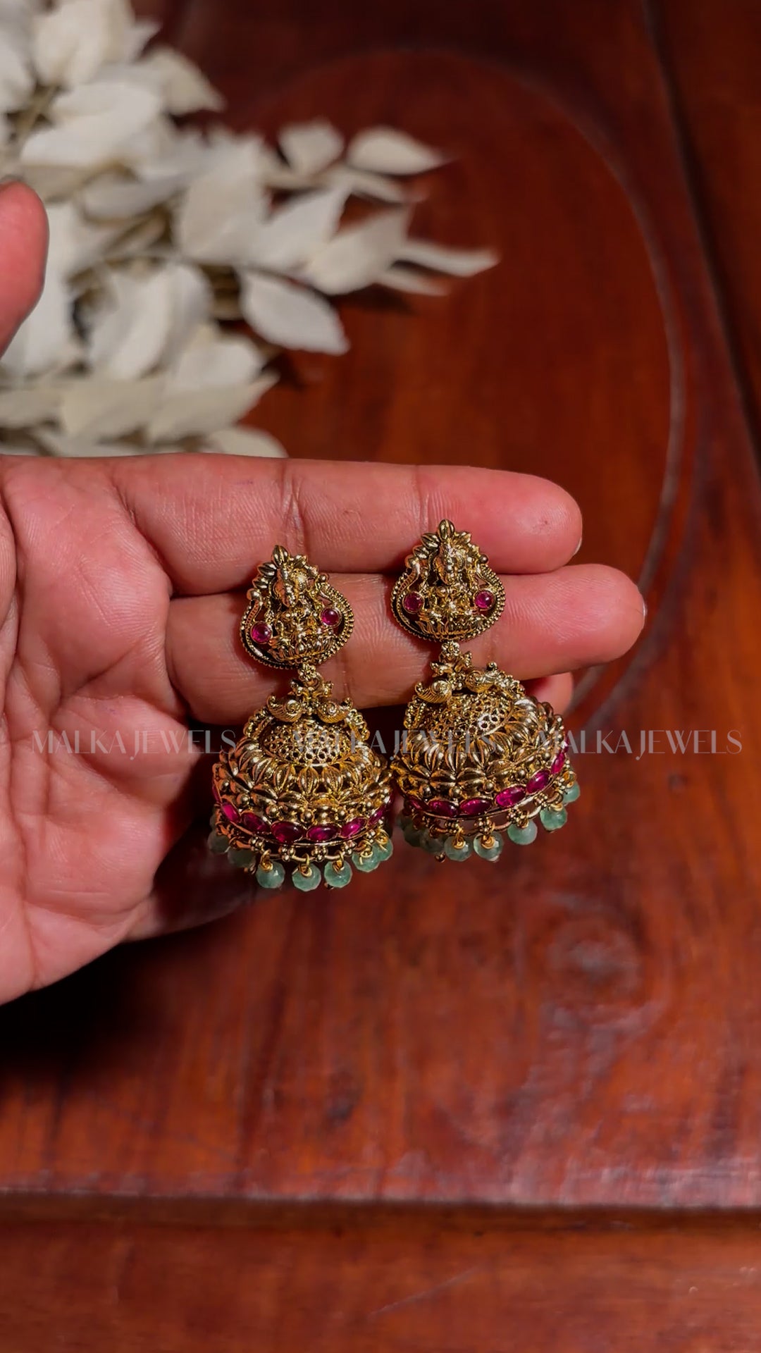 Royal Antique Jhumka – Festive Elegance Redefined [MK10]