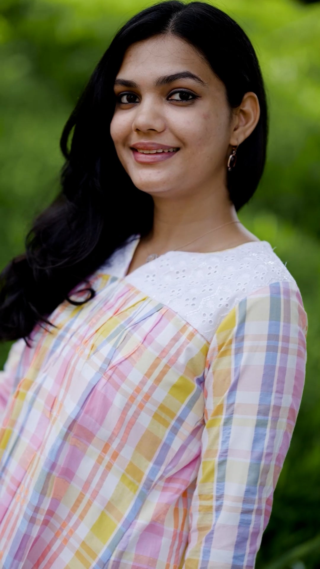 Pastel Multicolor Check Printed Kurti Set [ZD05]