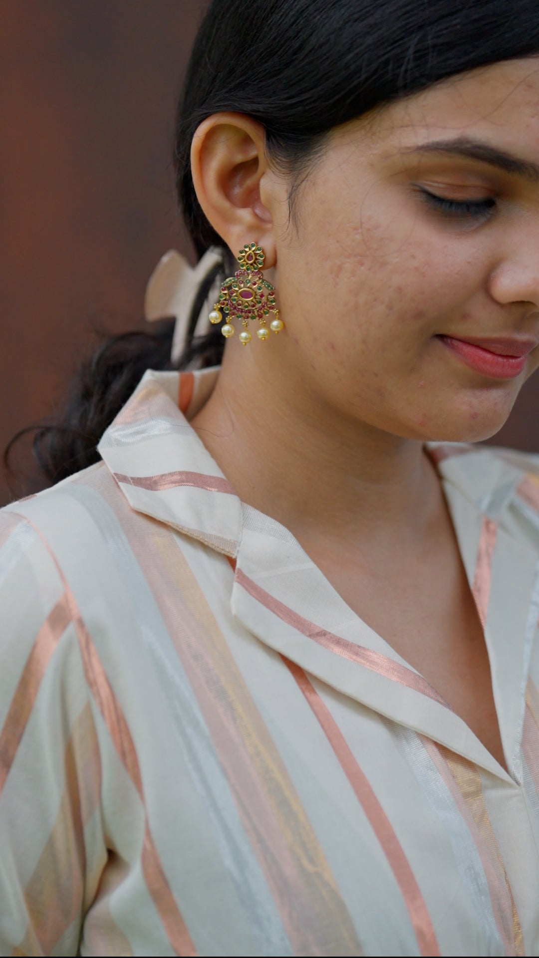 Pastel Stripe Cotton Kurthi – Soft Elegance for Every Occasion [RK10]