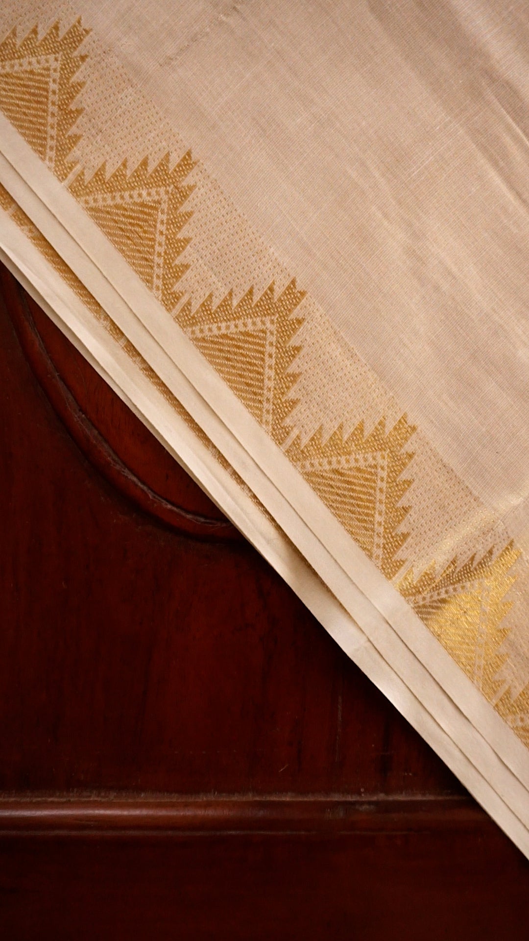 Traditional Kasavu Saree with Rich Golden Border [KA21]