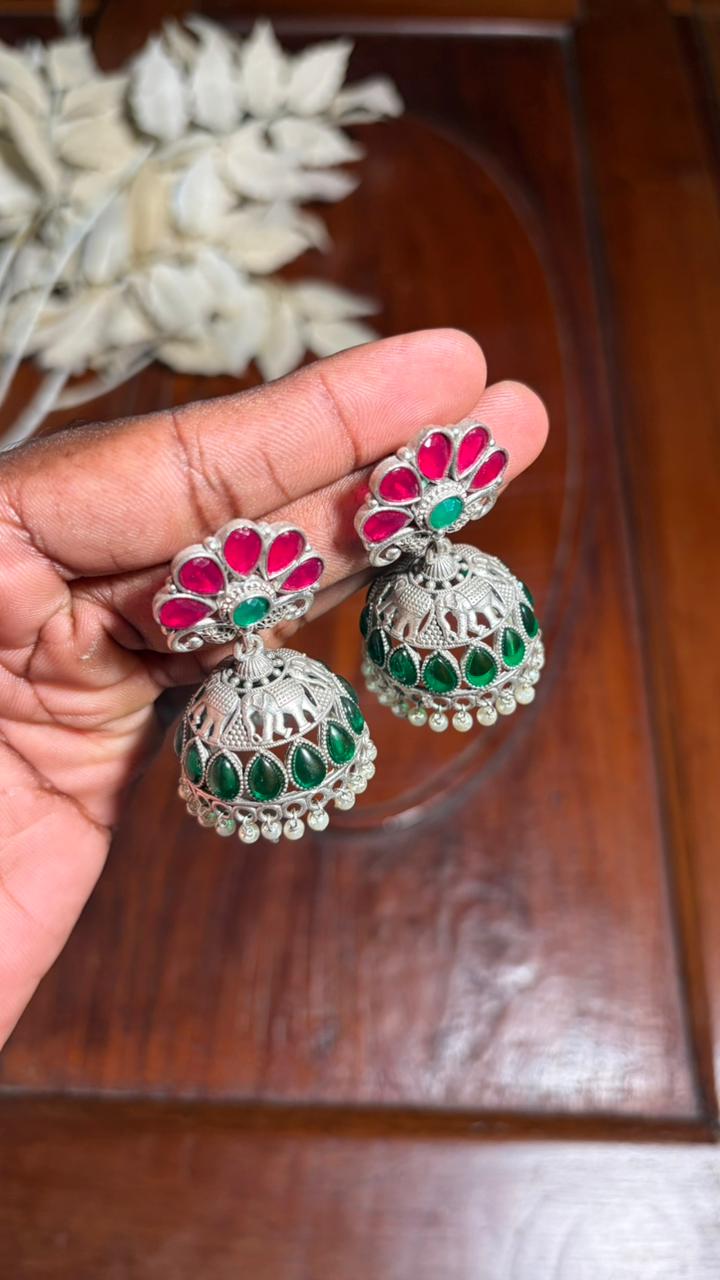 Elegant Antique Jhumka Earrings [MK18]