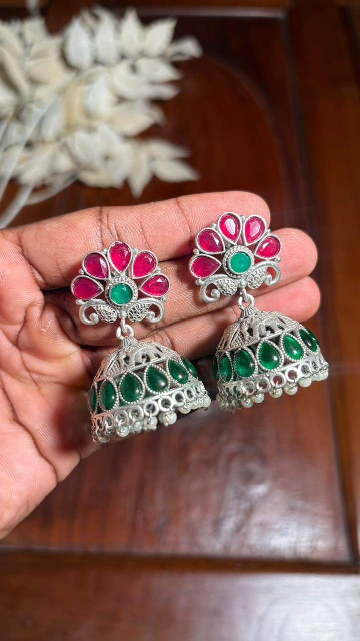 Elegant Antique Jhumka Earrings [MK18]