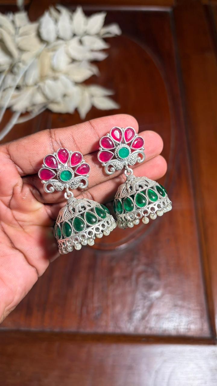 Elegant Antique Jhumka Earrings [MK18]