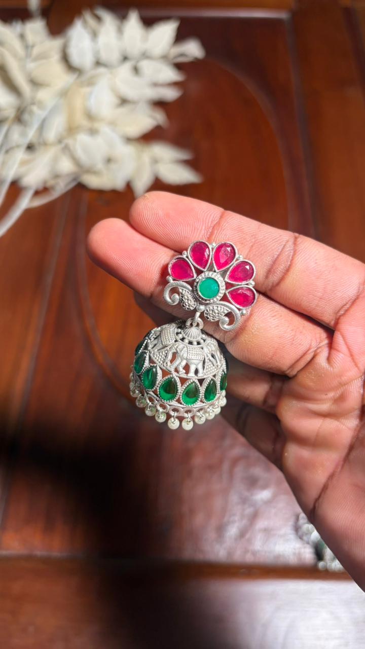 Elegant Antique Jhumka Earrings [MK18]