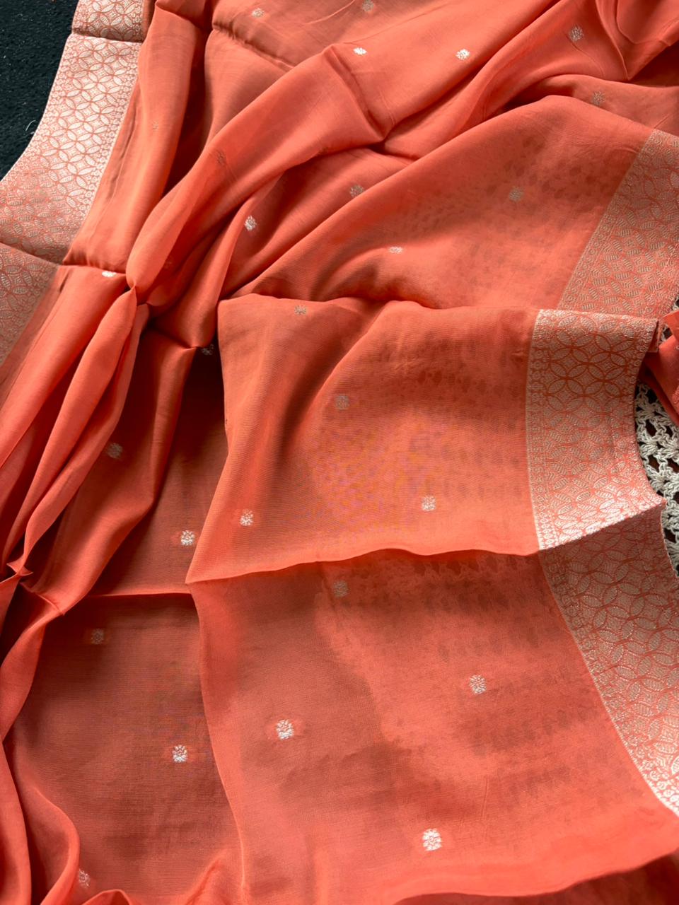 Elegant Banarasi Unstitched Salwar Suit with Woven Dupatta [GUF21]