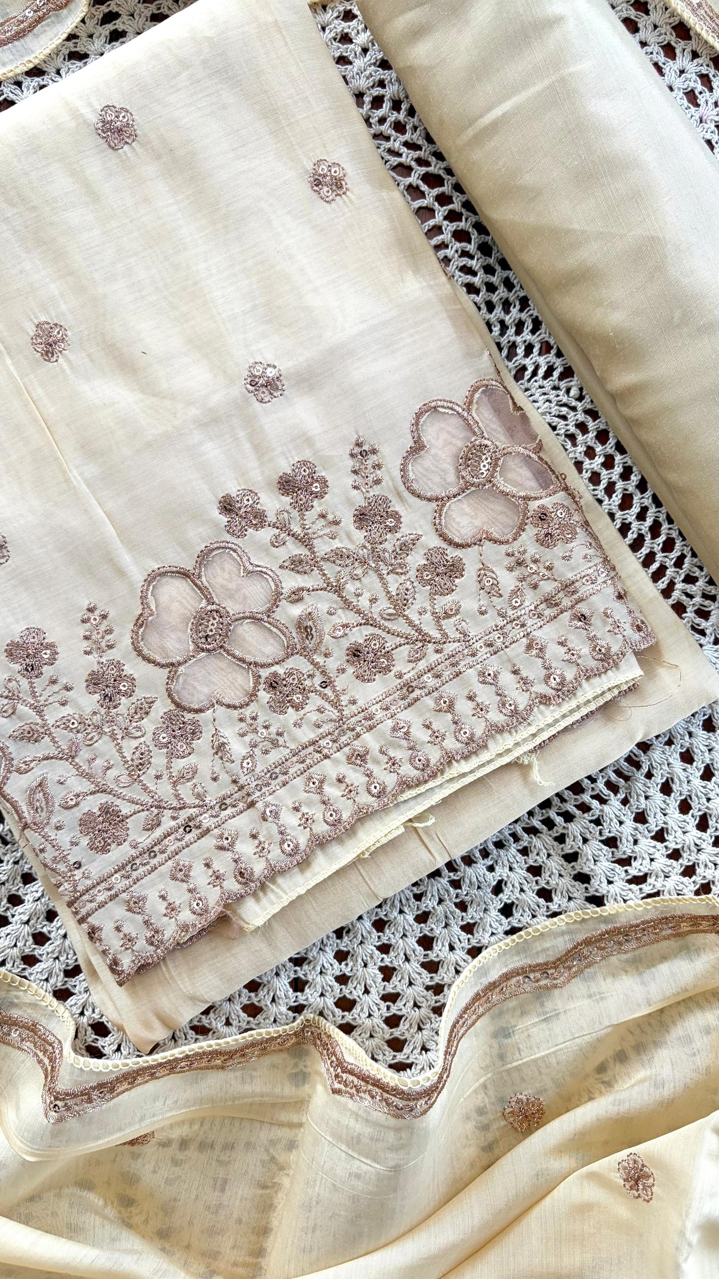 Mul Cotton Unstitched Salwar Set, [GUD443]