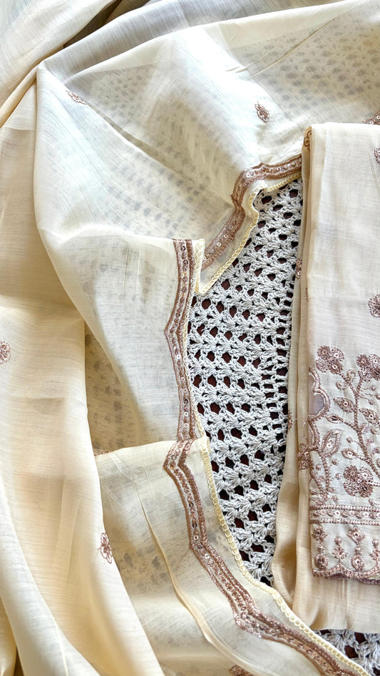 Mul Cotton Unstitched Salwar Set, [GUD443]