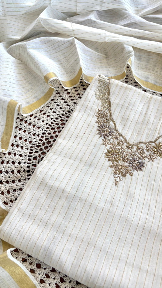 Cotton Unstitched Salwar Set [ZP2]