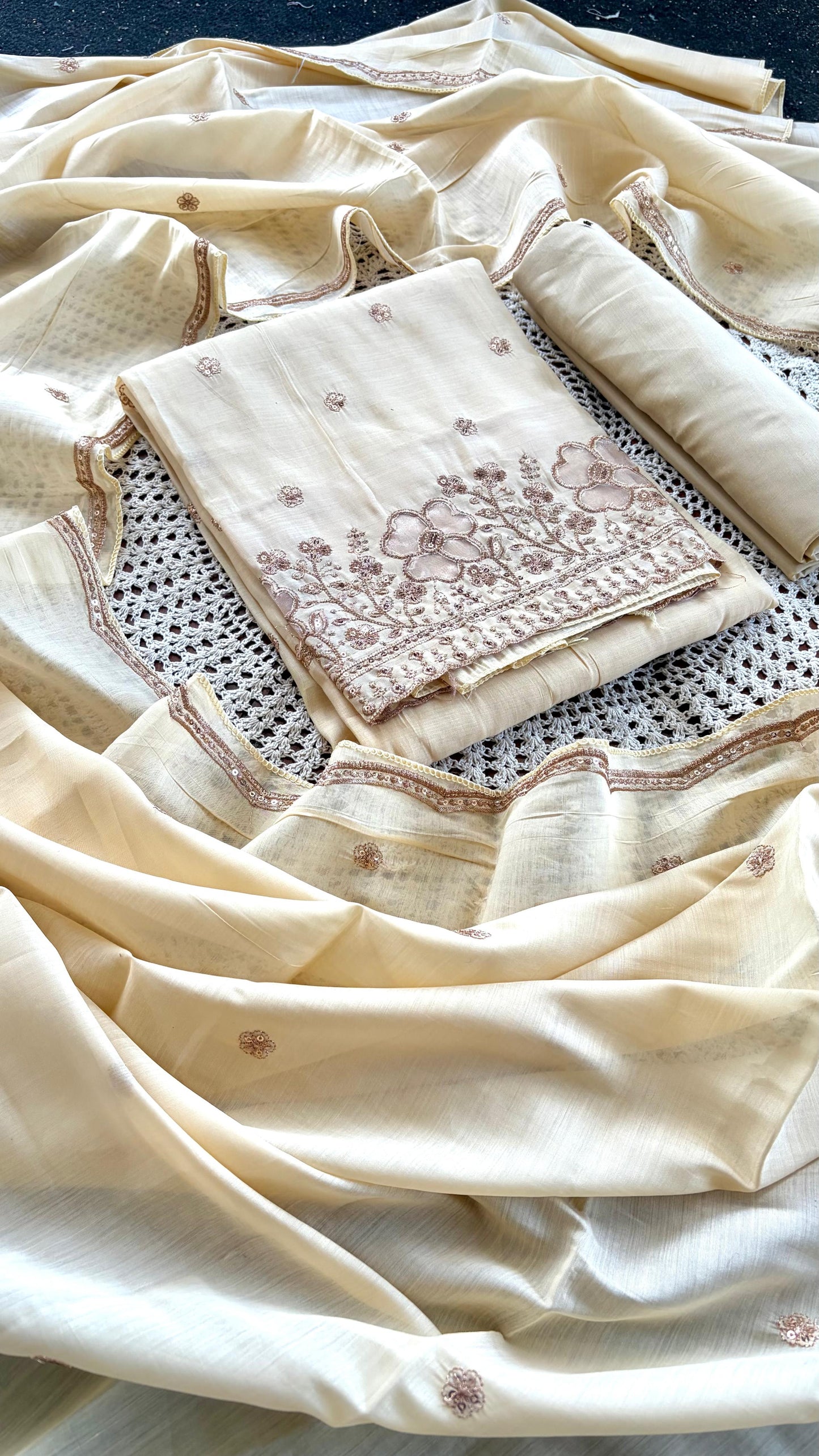 Mul Cotton Unstitched Salwar Set, [GUD443]