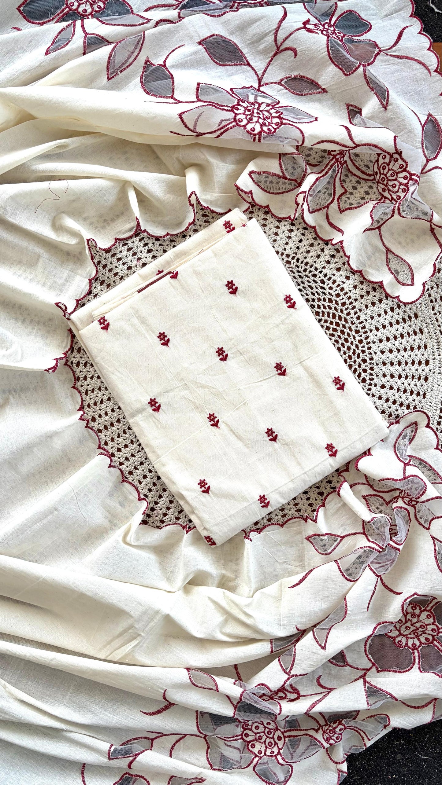 Cotton Onam Unstitched Salwar Set [GUD58]