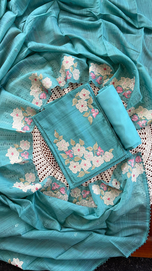 Soft Cotton Floral Printed Unstitched Salwar Suit [GUG126]