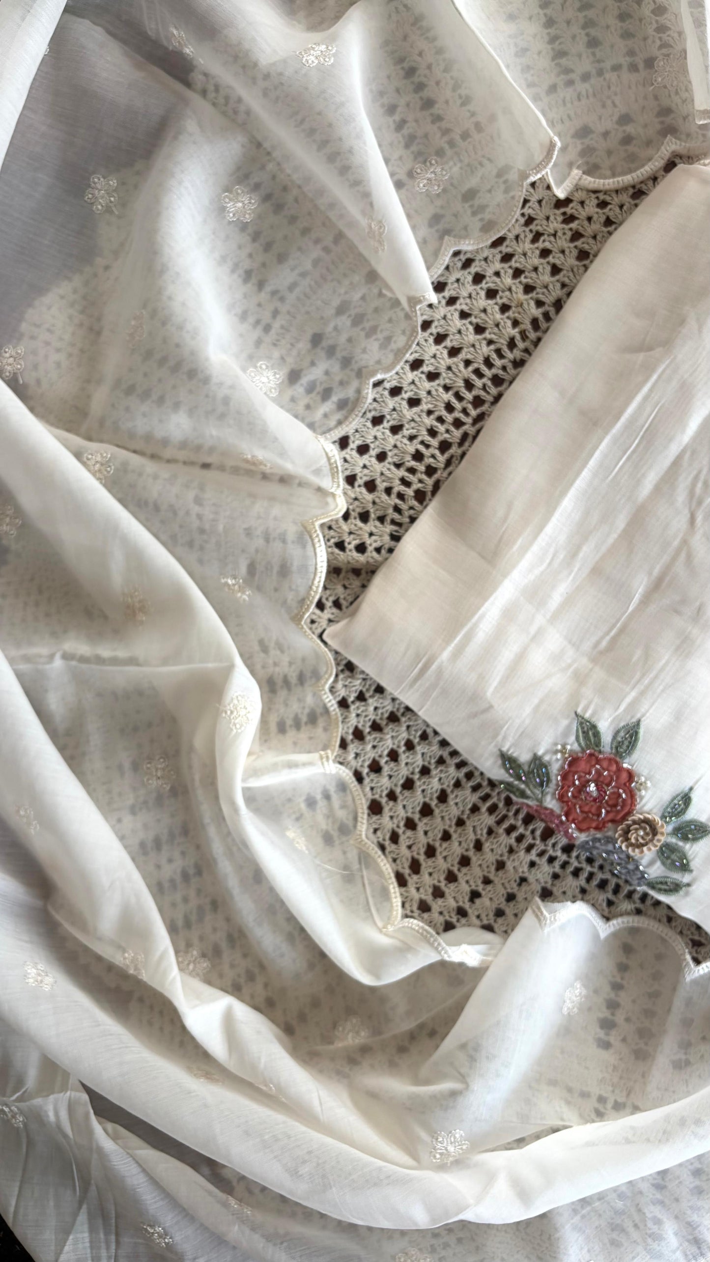 Premium Soft Organza Unstitched Salwar Set [GUD172]