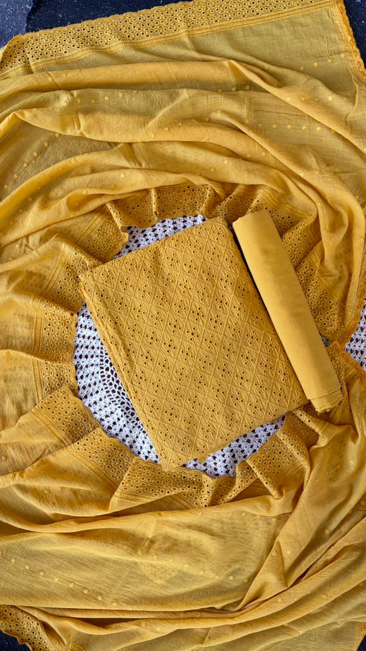 Cotton Hakoba Unstitched Salwar [GUF143]]