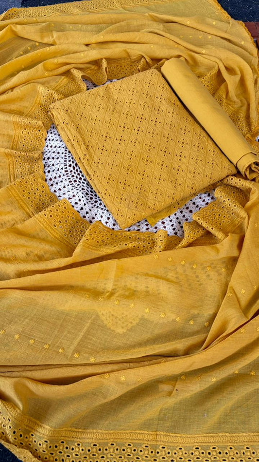 Cotton Hakoba Unstitched Salwar [GUF143]]