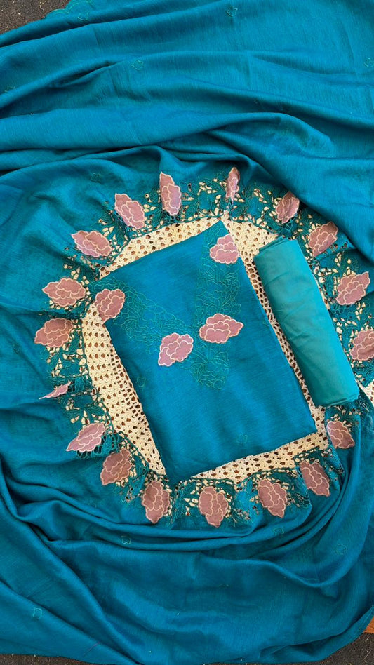 Semi Silk Unstitched Salwar Set [GUG200]