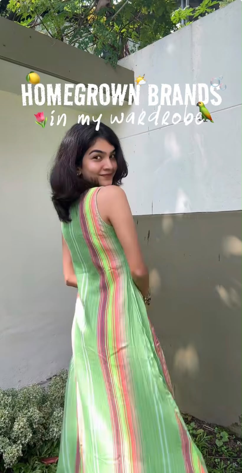 Pastel Green Cotton Yarn-Dyed Striped Kurti [ZD09]