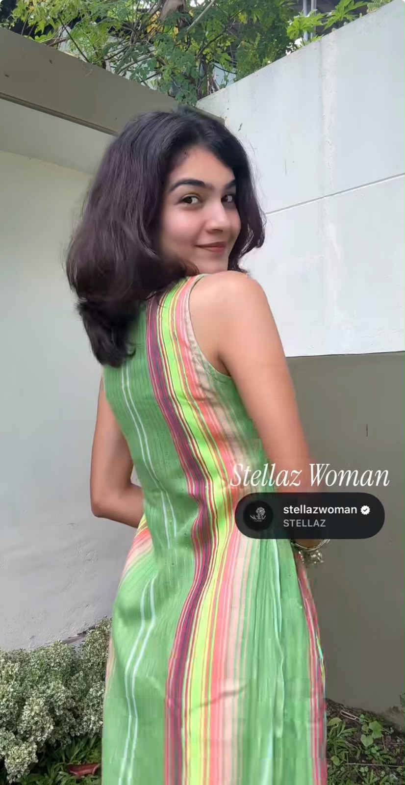 Pastel Green Cotton Yarn-Dyed Striped Kurti [ZD09]