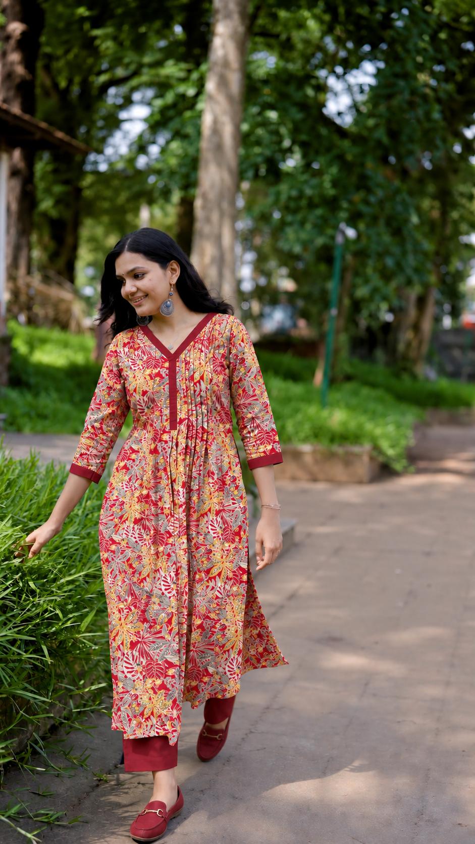 Premium Cotton Printed Kurthi [SF015]