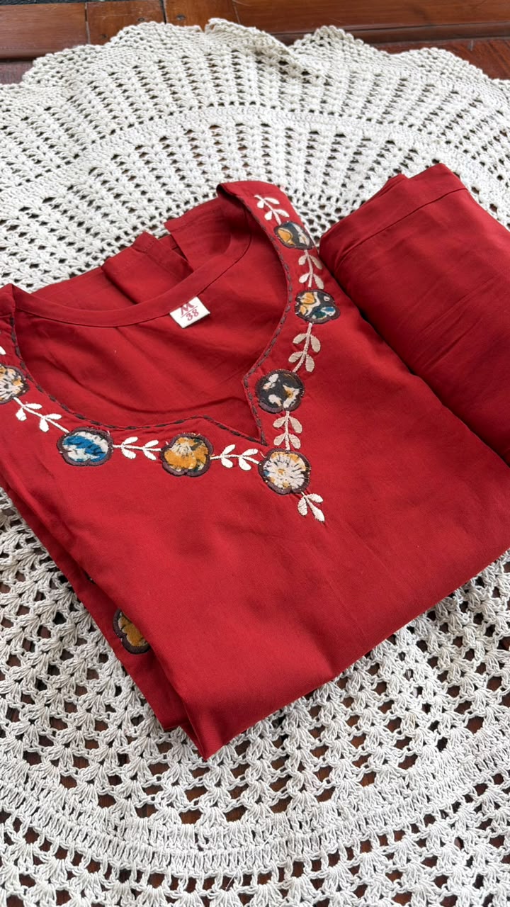 Cotton 2-Piece Kurti Set [GUH80]