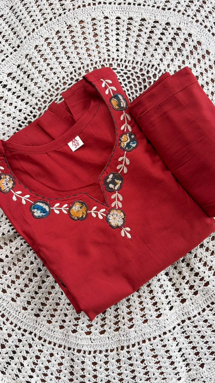 Cotton 2-Piece Kurti Set [GUH80]