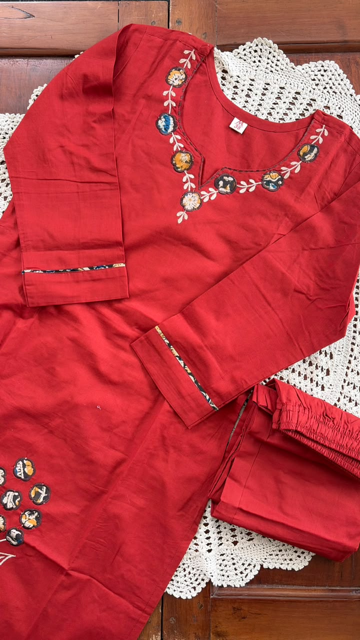 Cotton 2-Piece Kurti Set [GUH80]